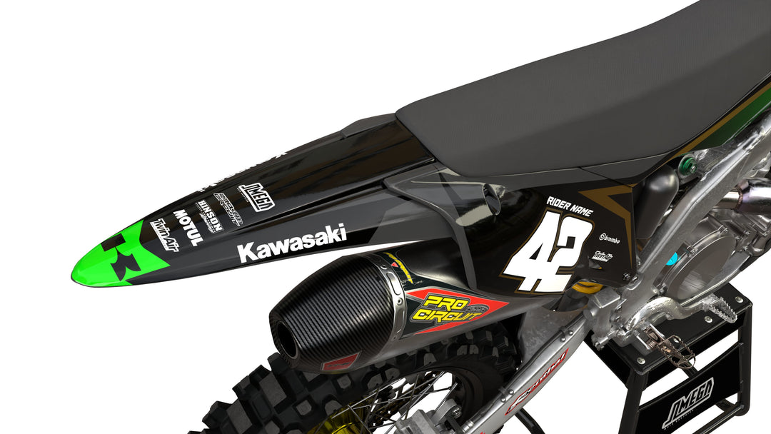 Kawasaki Green Factory Graphics kit