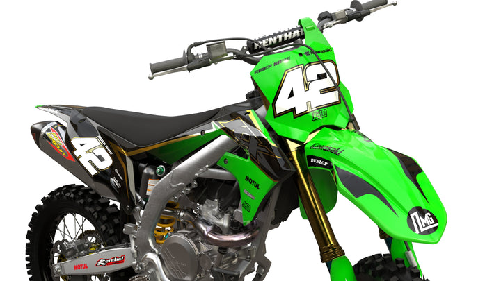 Kawasaki Green Factory Graphics kit