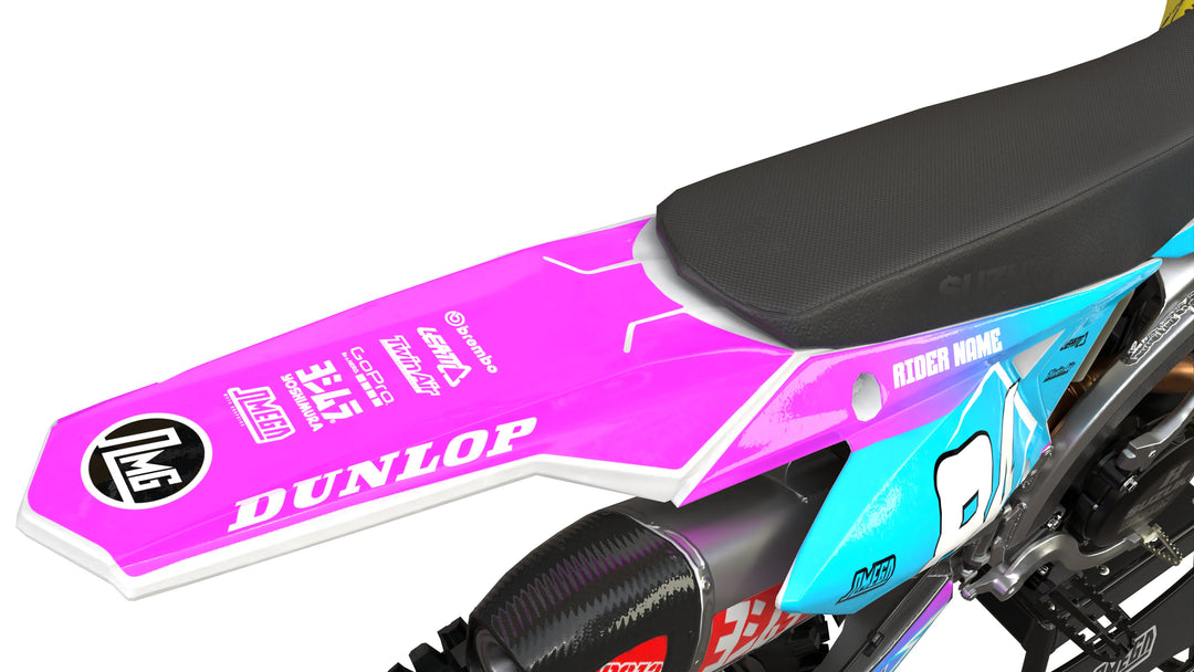 Pink and Blue Fade Graphics Kit