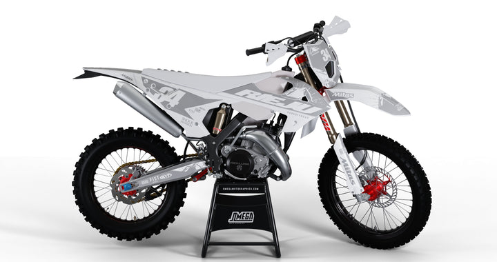 Rieju White Factory Graphics Kit