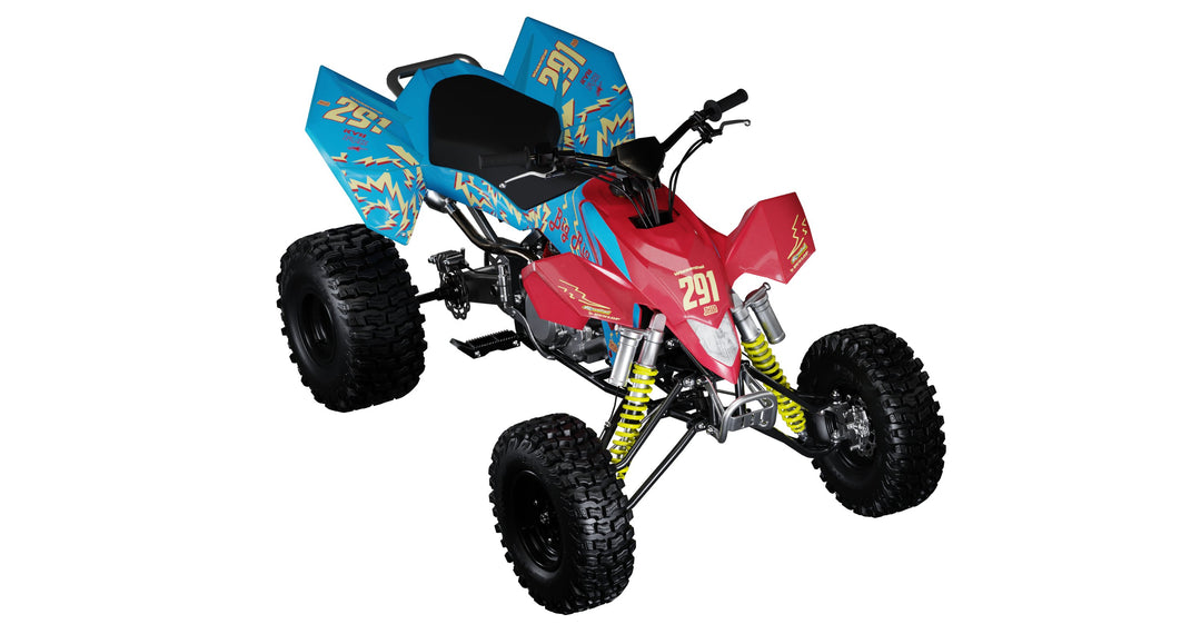Big Rig Quad Graphics Kit | ATV Graphics Kit – Omega Moto Graphics