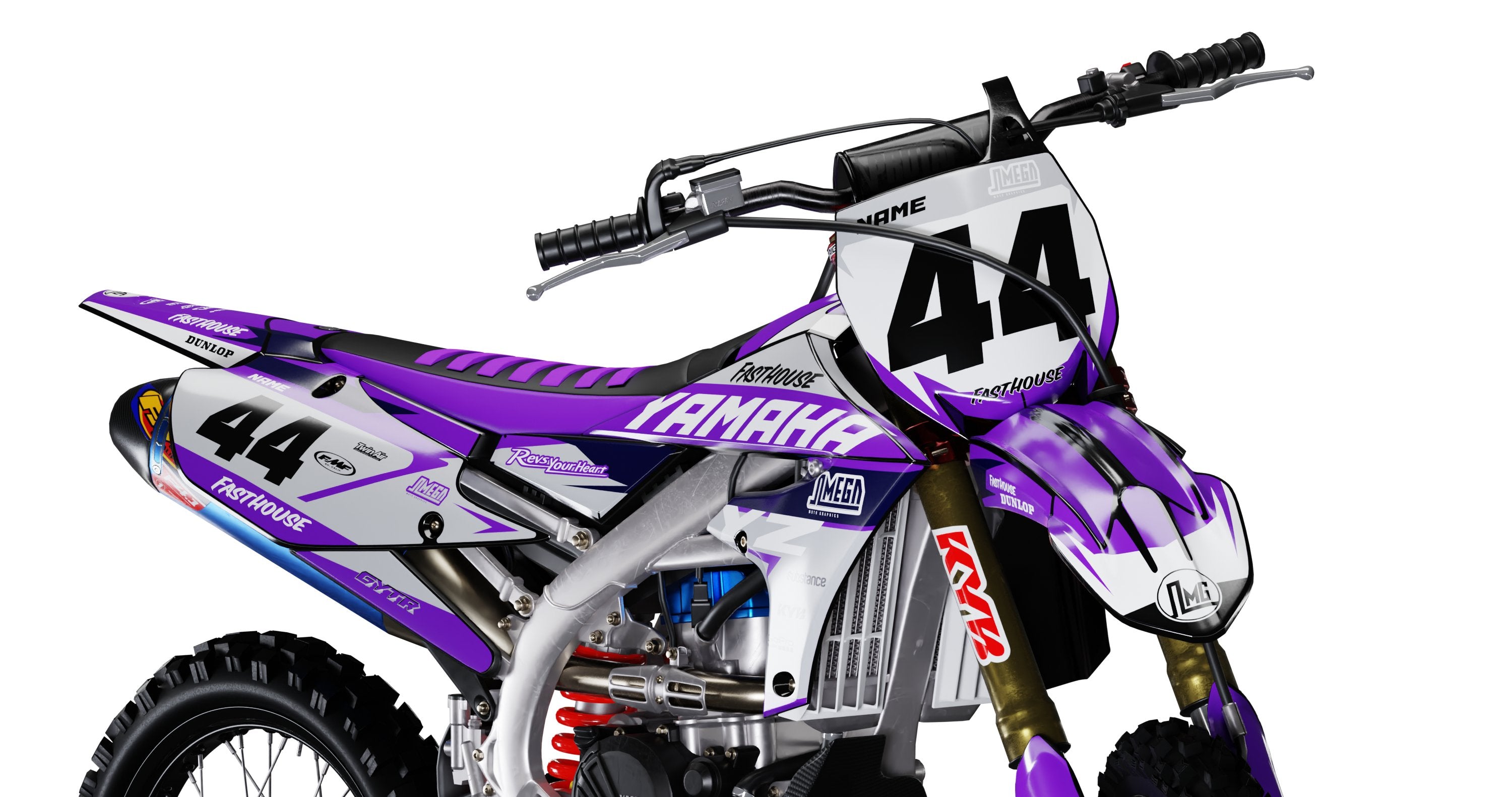 Royal Purple Graphics Kit | MX Graphics – Omega Moto Graphics