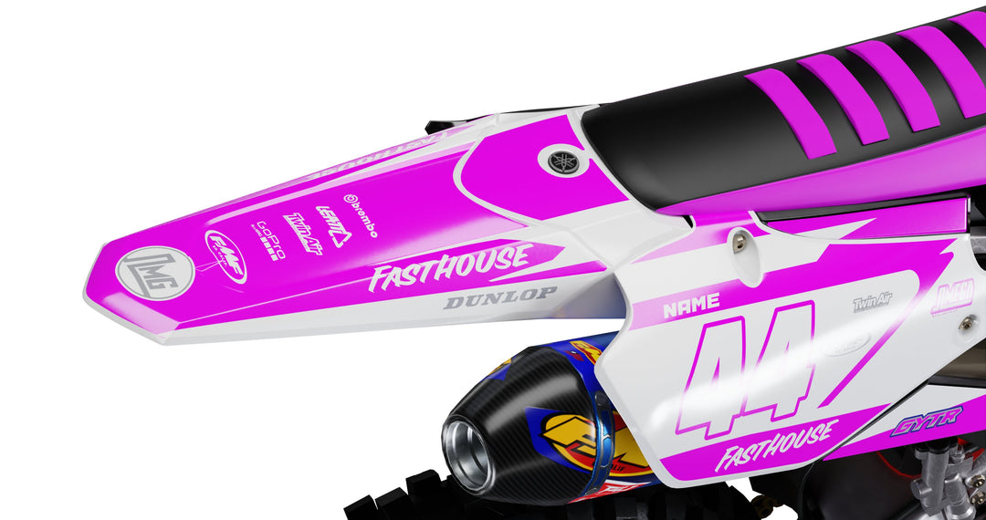 Faf Graphics Pink Slate Graphics Kit | Motocross Decals – Omega Moto Graphics