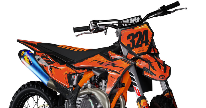 Orange Manga Graphics Kit