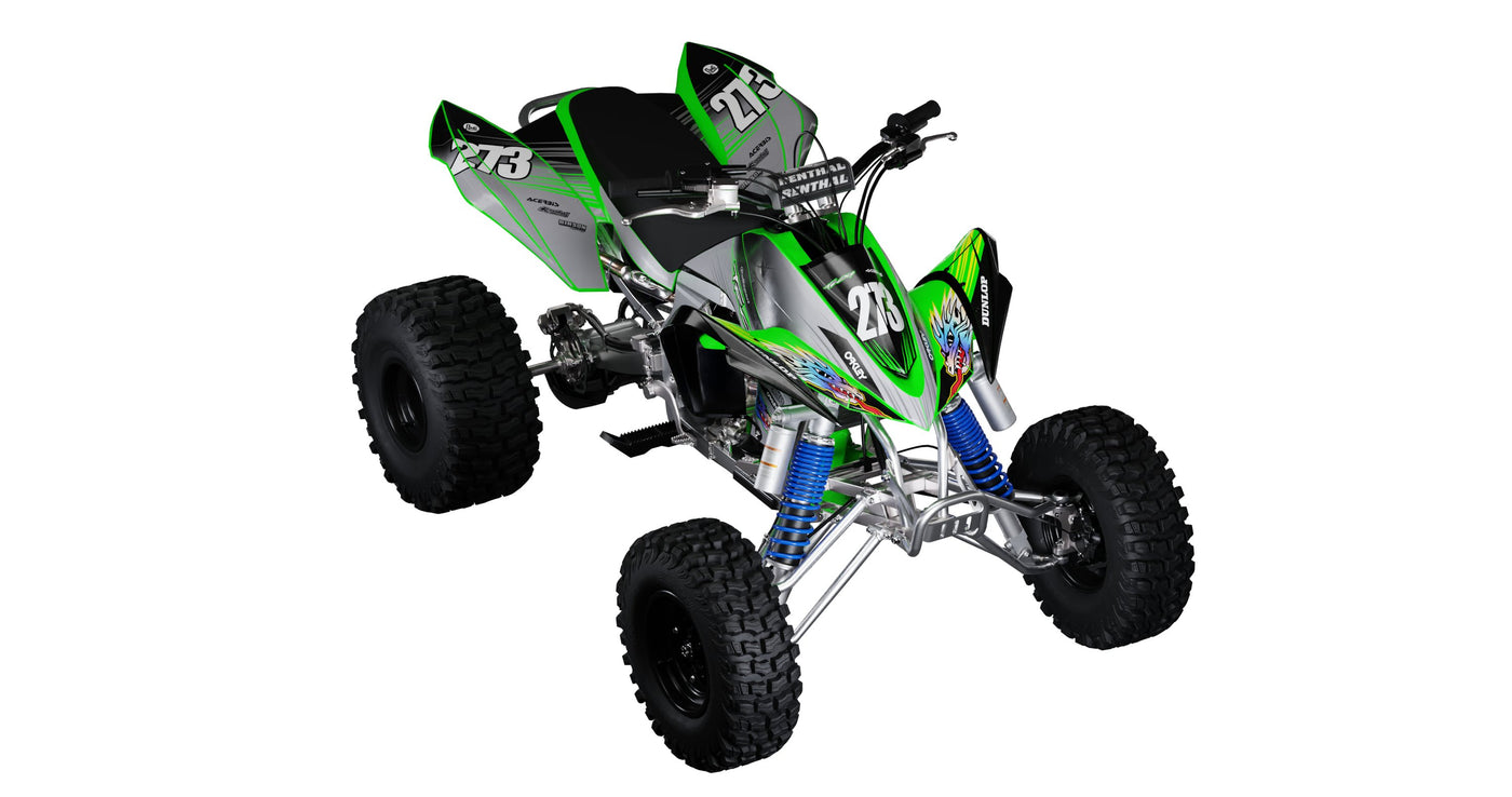 Classic Troy Dragon Quads Graphics Kit – Omega Moto Graphics