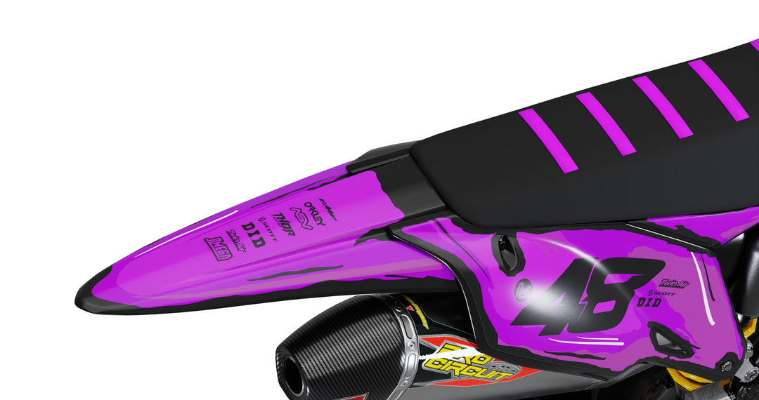 Purple Manga Graphics kit