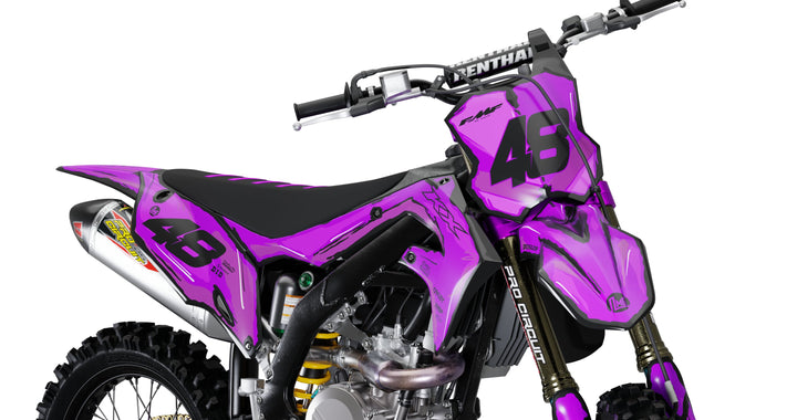 Purple Manga Graphics kit