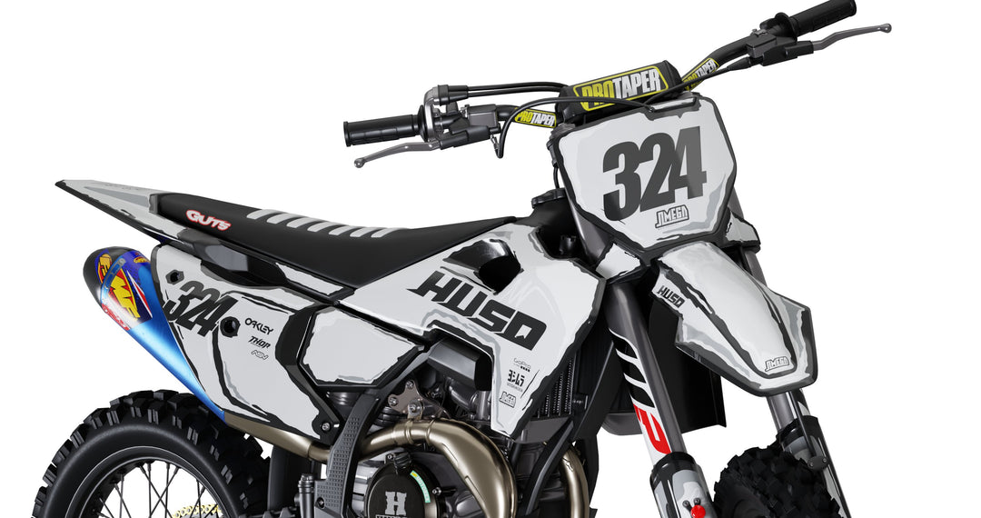 White Manga Graphics Kit