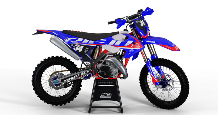 Rieju Blue Concept Graphics Kit