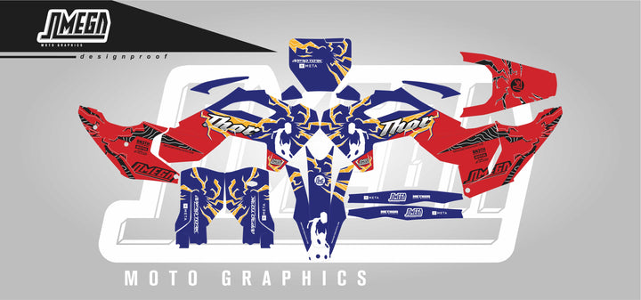 Thor Dirt Bike Graphics