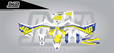 Motocross sticker kit
