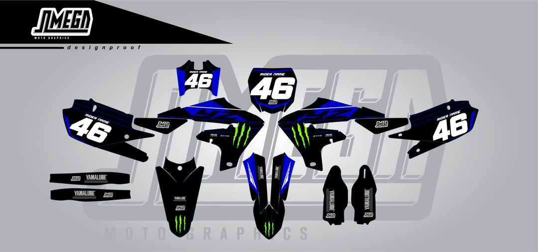 yamaha yz yzf wrf monster graphics kit