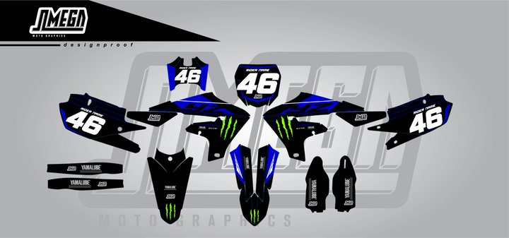 yamaha yz yzf wrf monster graphics kit
