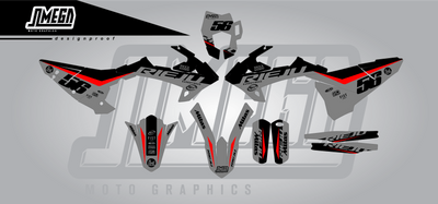 Rieju Grey Concept Graphics Kit