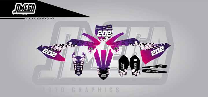 ktm sx sxf exc sakura graphics kit