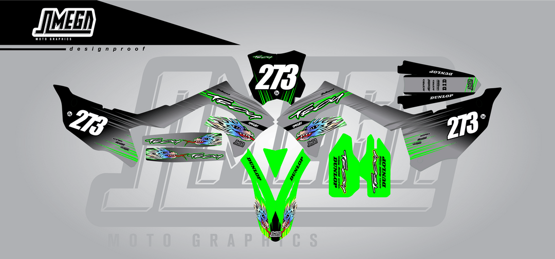 kawasaki kx kxf troy graphics kit