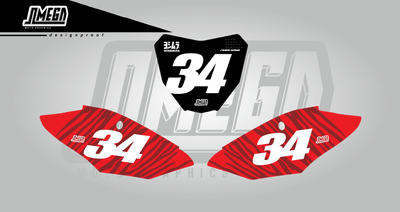 crf red tiger number plates