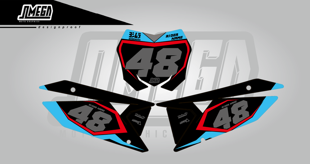 suzuki rm rmz super blue number plates