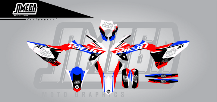 Rieju 30th Anniversary Replica Concept Graphics Kit