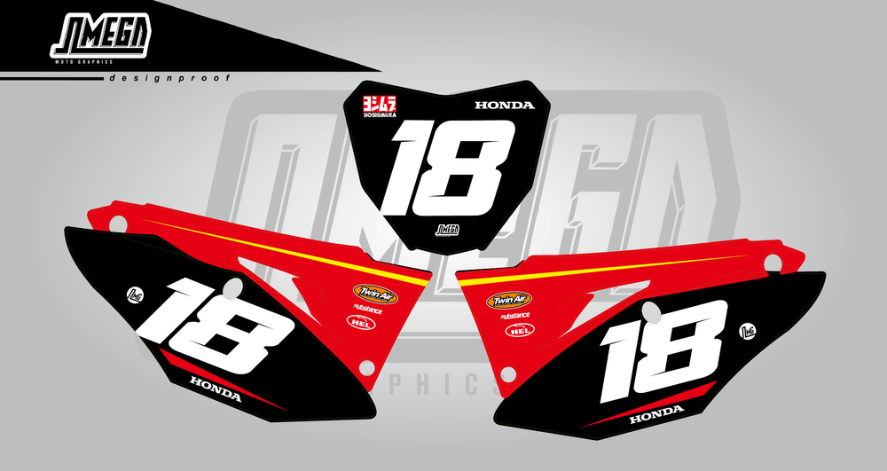 crf 90s factory number plates