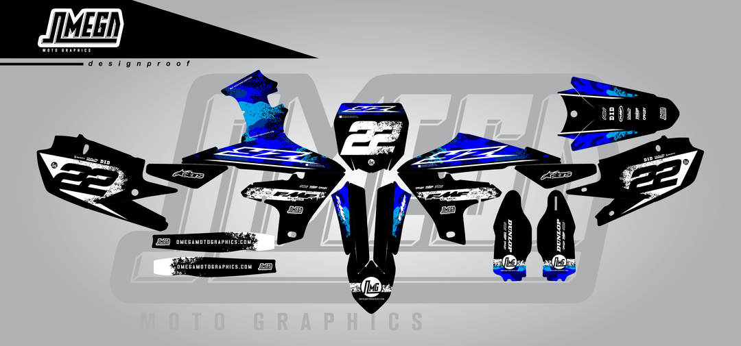 yamaha yz yzf knight graphics kit