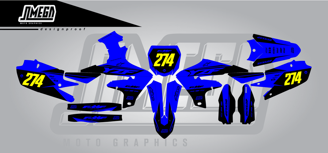 yamaha yz yzf blending graphics kit