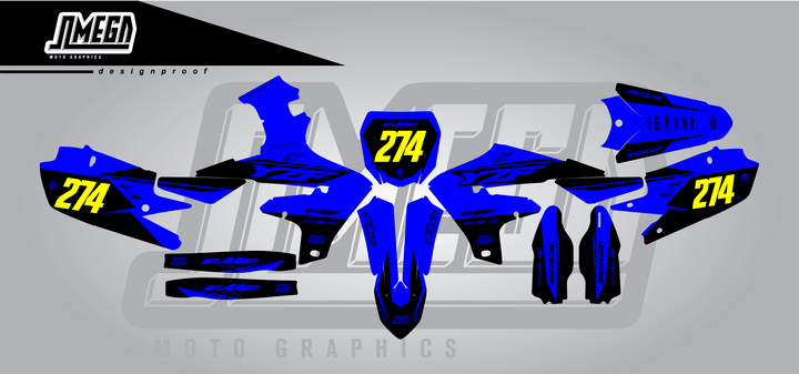 yamaha yz yzf blending graphics kit