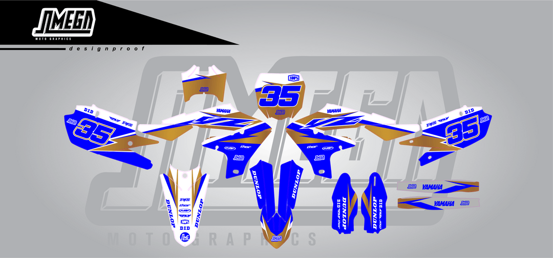 Gold and Blue Graphics Kit (requires chrome)