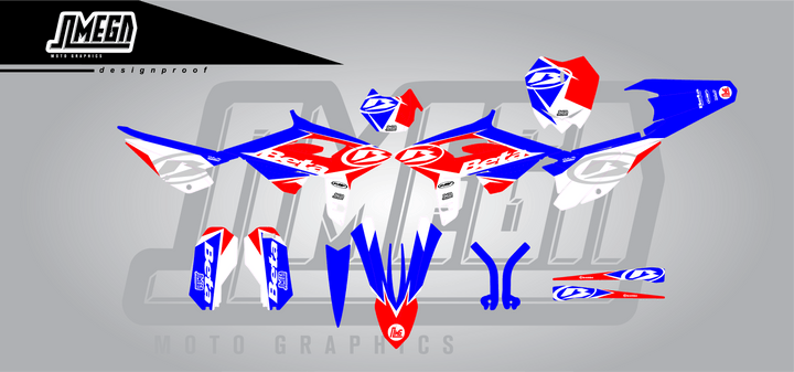 Beta Sweet White Graphics Kit