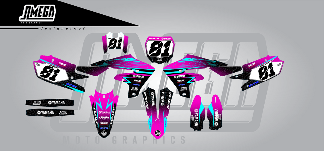 yamaha yz125 yz250 yzf250 yzf450 the weapon graphics kit