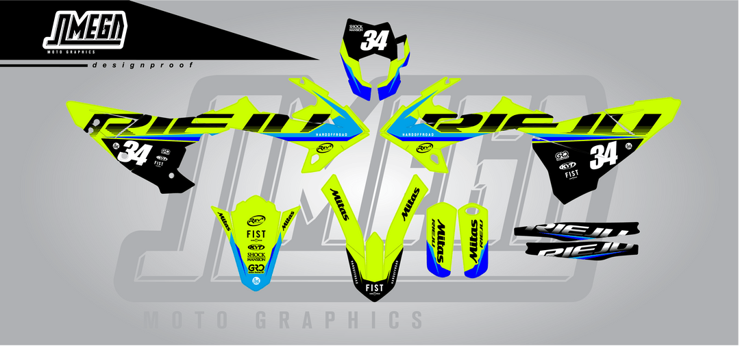 Rieju Green Concept Graphics Kit