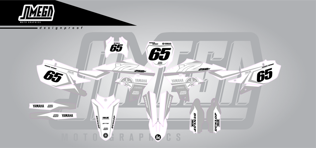 Yamaha Grey Concept Graphics Kit