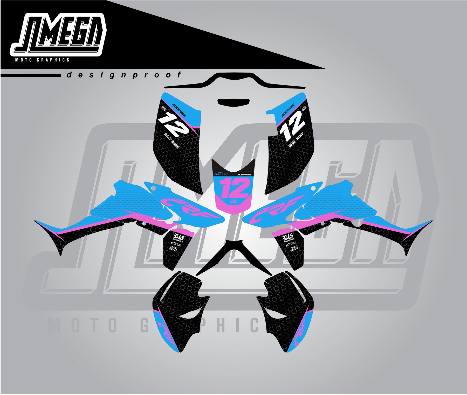 True Love Quad Graphics Kit | Quad & ATV Decals – Omega Moto Graphics