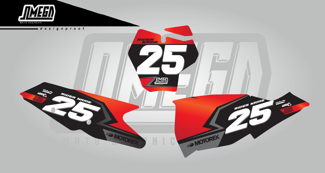 gasgas ec mc red send it number plates