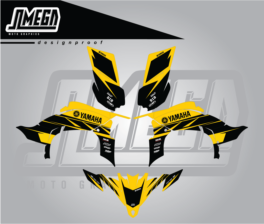 Anniversary Yellow Quad Graphics Kit