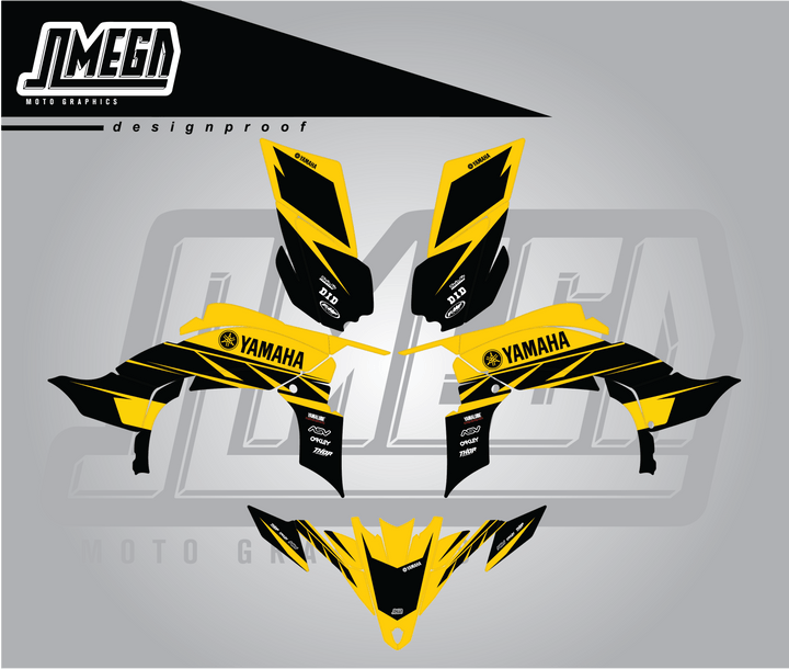 Anniversary Yellow Quad Graphics Kit