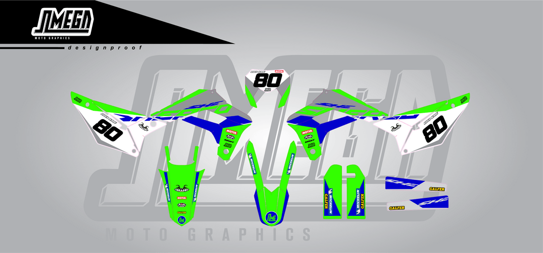Sherco Green Graphics Kit