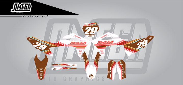 White Retro GAS Graphics Kit