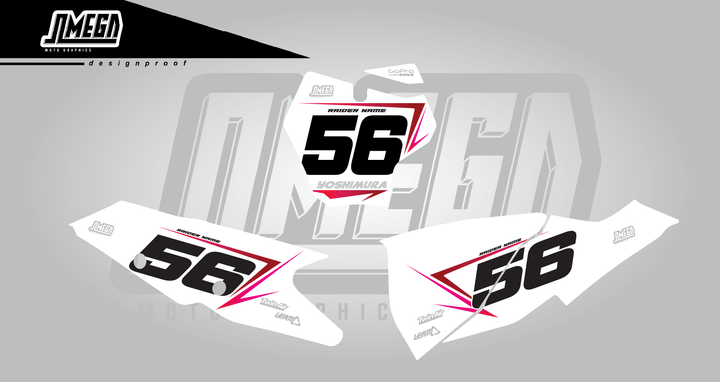 gasgas ec mc pink yoshi number plates