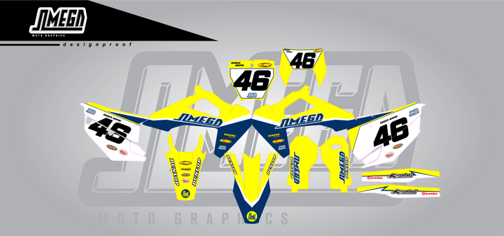 Yellow Factory Graphics Kit