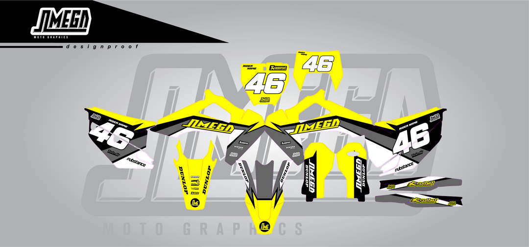 Yellow Concept Graphics Kit