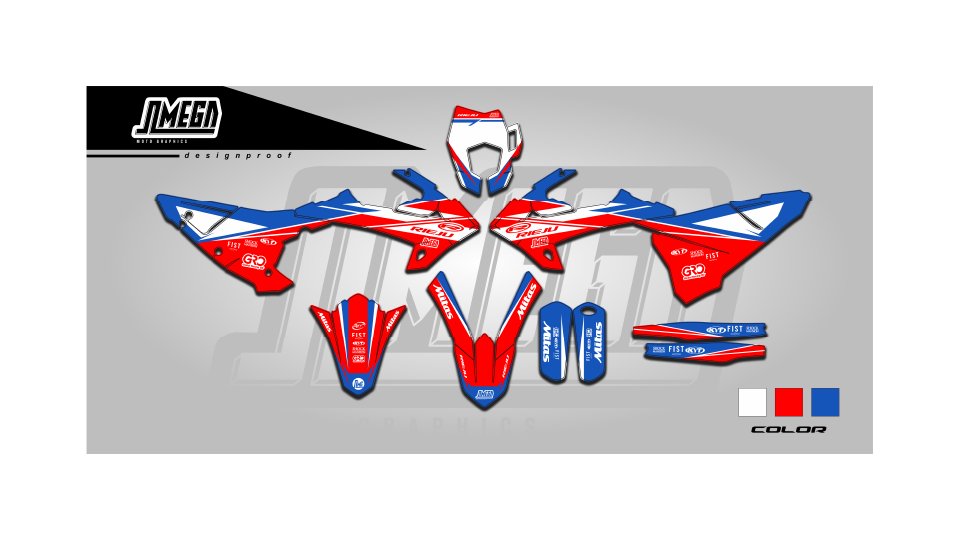 Rieju Red Concept Graphics Kit