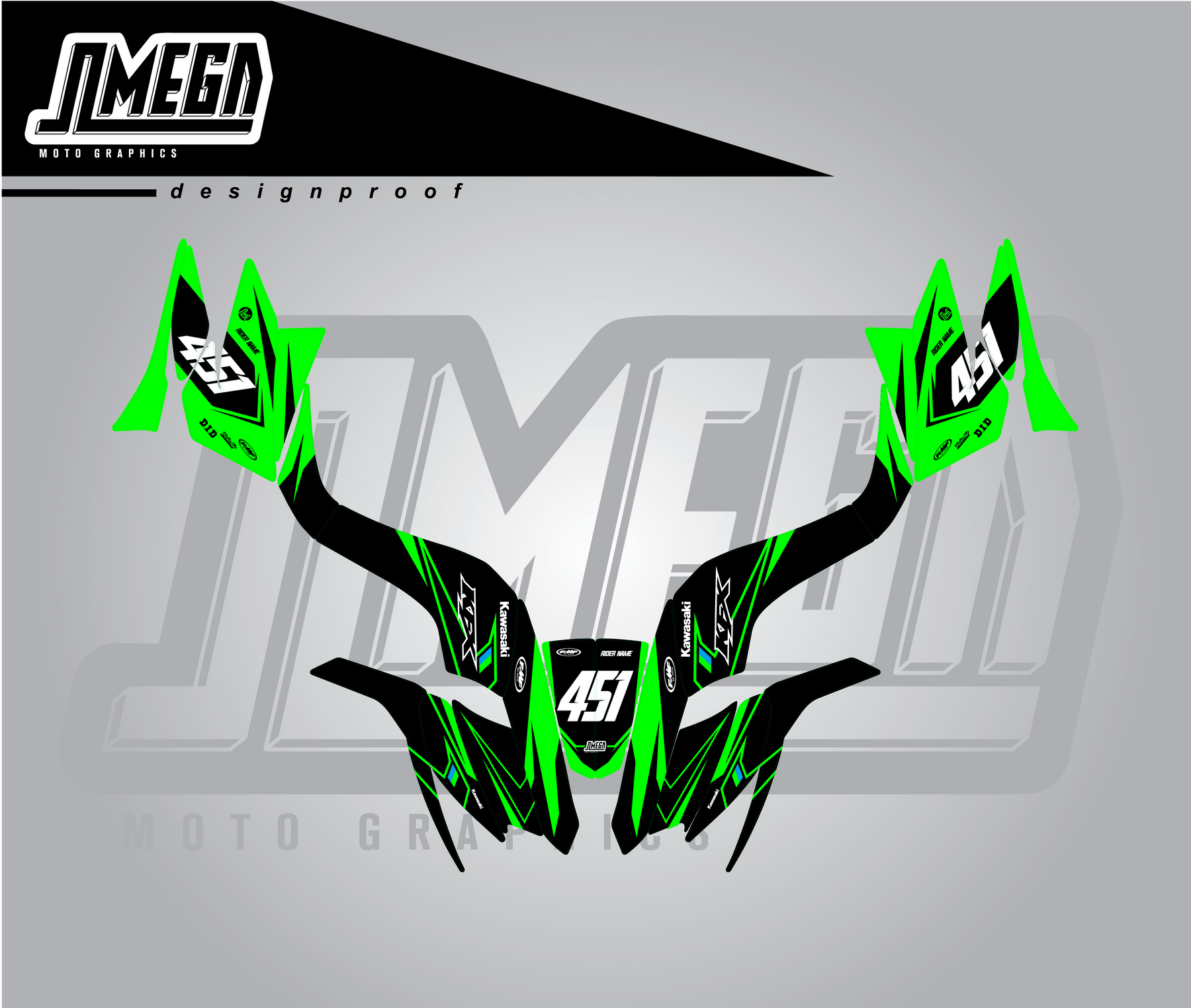 Vivid Quad Graphics Kit | Quad & ATV Stickers – Omega Moto Graphics