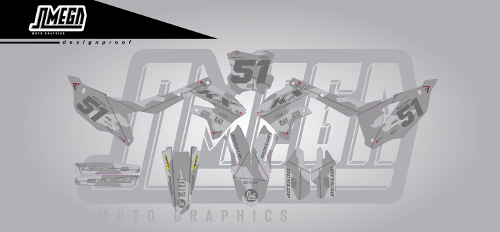 kawasaki kx kxf250 kxf450 f16 graphics kit