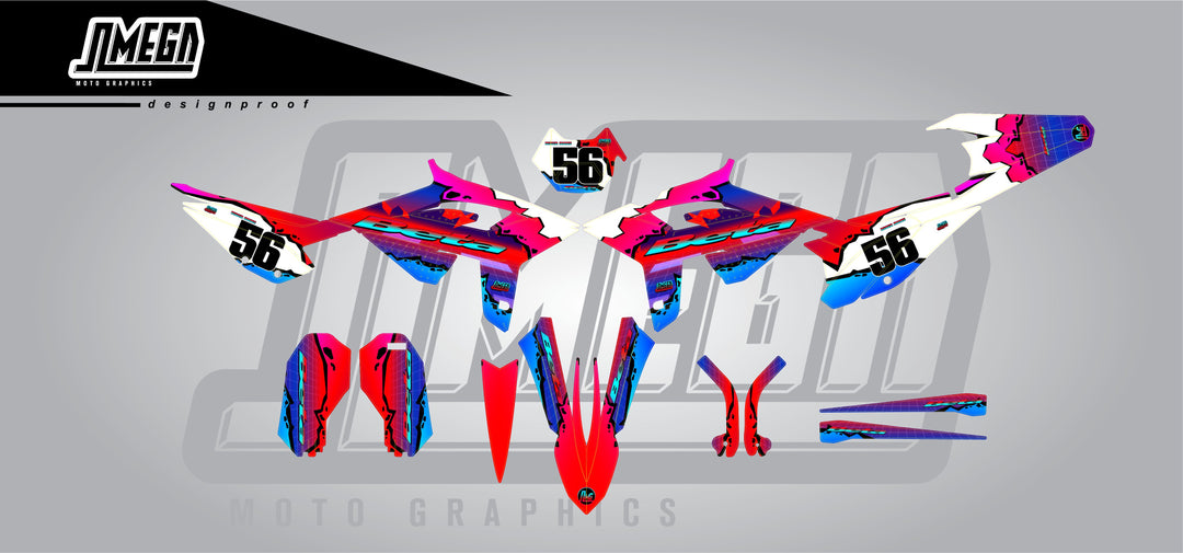 beta xtrainer enduro rr retro city graphics kit