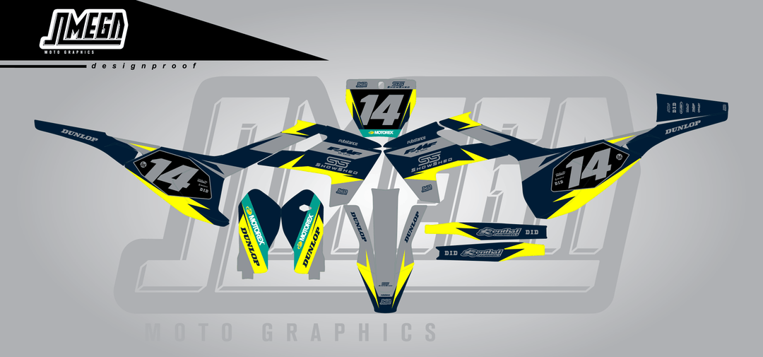 husqvarna tc fc te fe tx fx stoked graphics kit