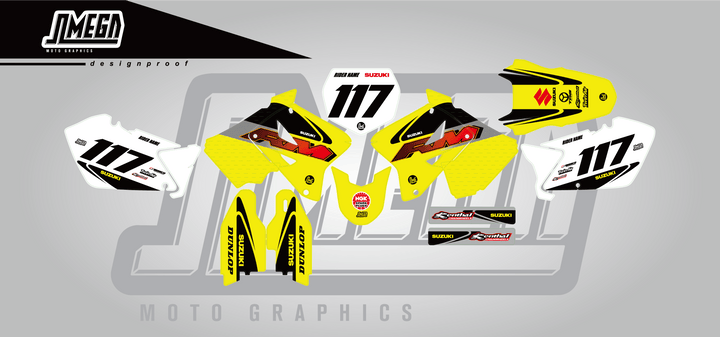 Suzuki 90s Factory Graphics Kit