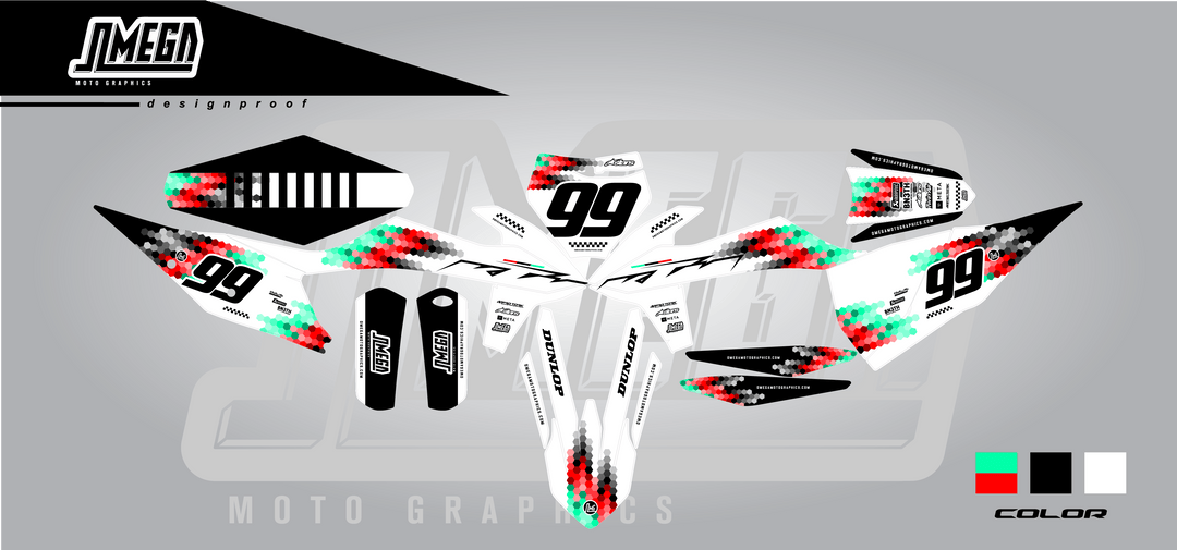 ktm sxf exc hex graphics kit