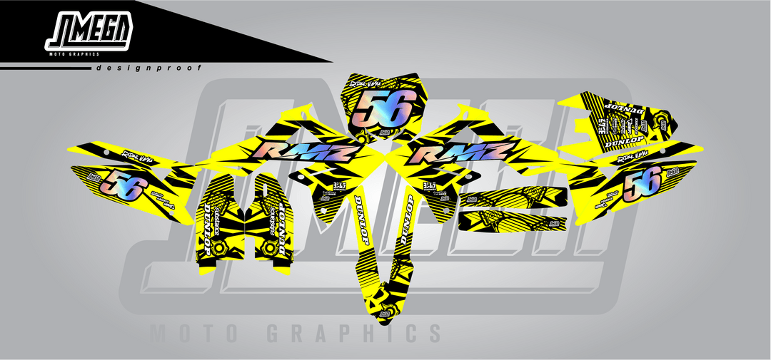 Suzuki Holographic Graphics Kit