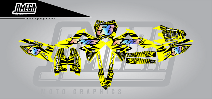 Suzuki Holographic Graphics Kit